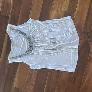 🎀2/$15 size m h&m beaded tank